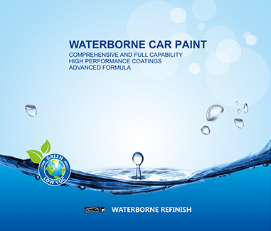 Pintura de reacabado a base de agua