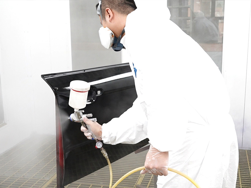 Capacitación en salas de pintura en aerosol